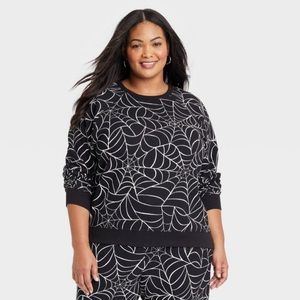 NWT Grayson Threads for Target Spiderweb Women’s Sweatshirt - size small